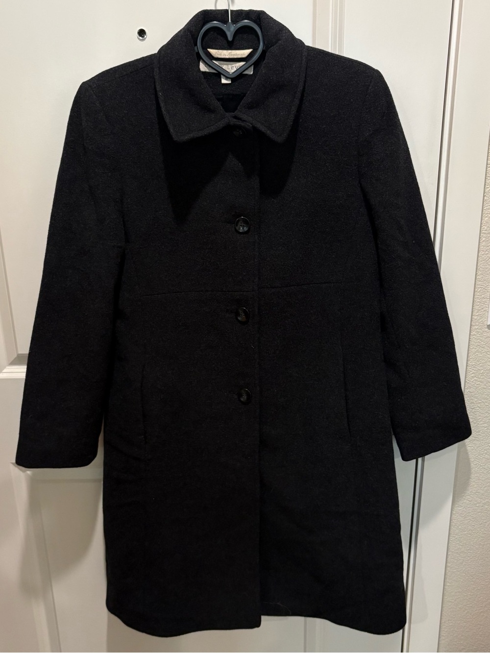 Larry Levine Women’s 100% Merino Wool Coat